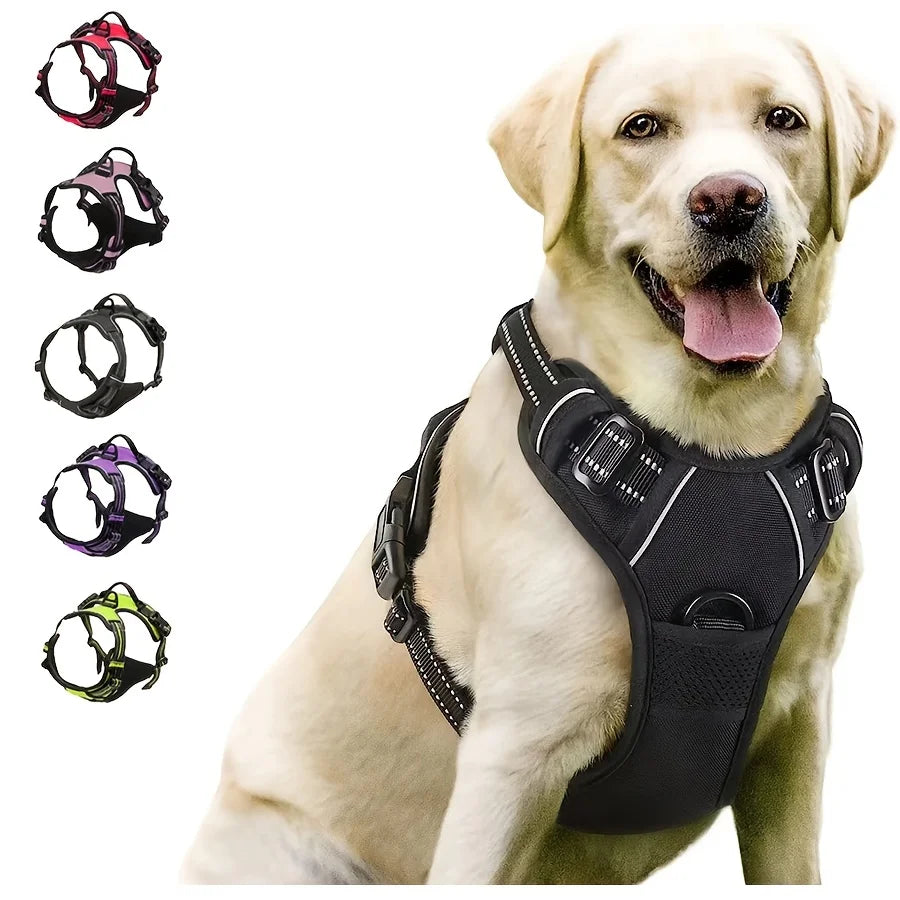 Reflective Dog Vest Harness – Comfort, Safety & Control
