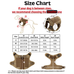Tactical Dog Harness Set – Ultimate Control & Protection