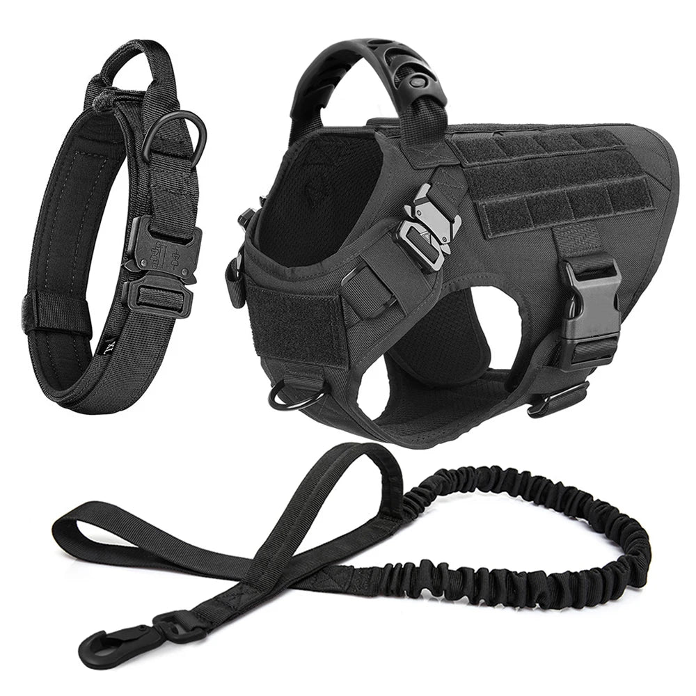 Tactical Dog Harness Set – Ultimate Control & Protection