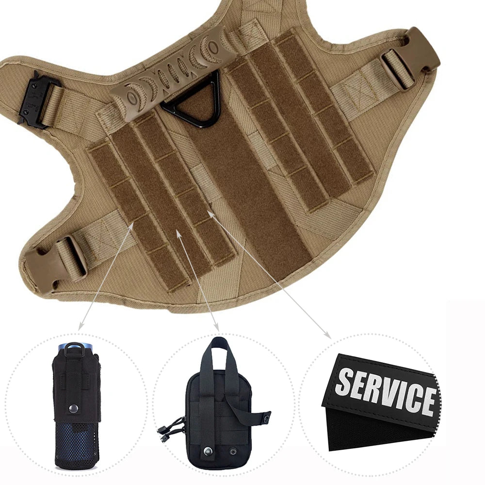 Tactical Dog Harness Set – Ultimate Control & Protection