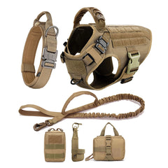 Tactical Dog Harness Set – Ultimate Control & Protection